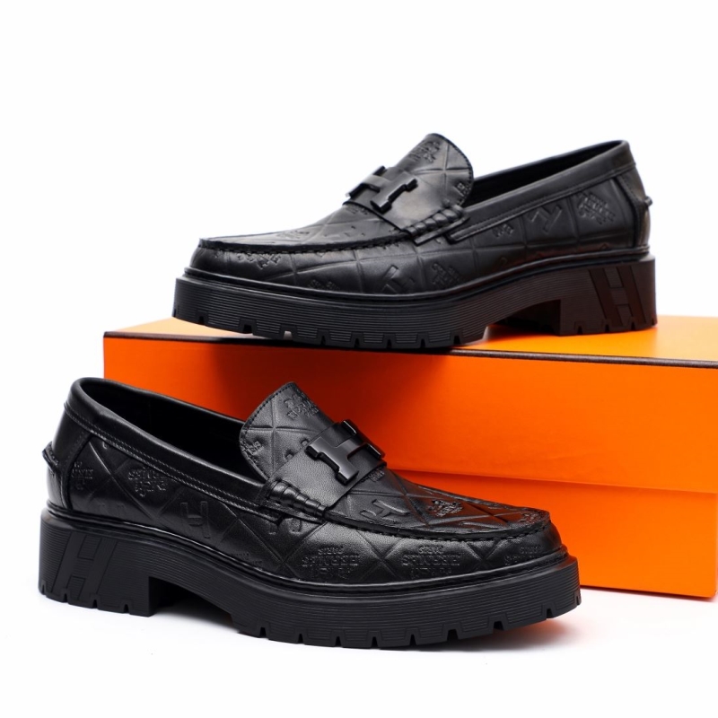 H**mes leather shoes